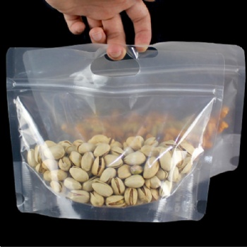 Clear Stand up Pouch with Handle
